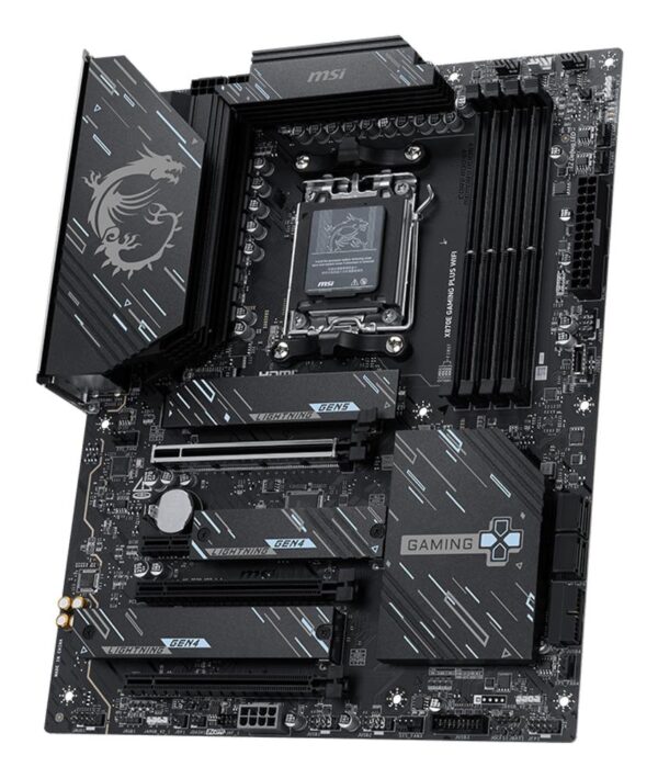 Placa base msi mpg x870e gaming plus wifi atx am5 4xddr5 - Imagen 3