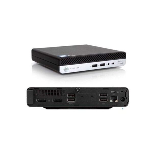 Ordenador reacondicionado mini hp prodesk 400 g4 - i5 - 8th - 8gb - 256gb nvme - win 11 pro
