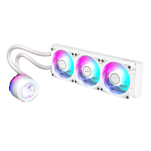 Kit refrigeracion liquida gigabyte aorus waterforce 360 argb blanco - Imagen 2