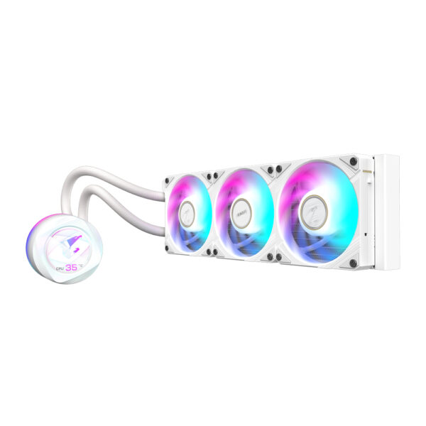 Kit refrigeracion liquida gigabyte aorus waterforce 360 argb blanco - Imagen 3