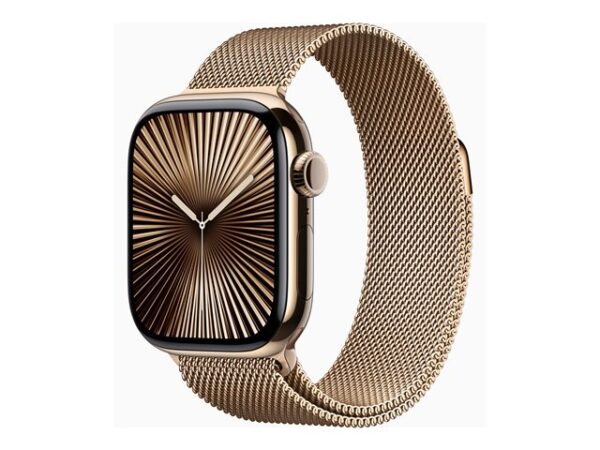 Smartwatch apple watch series 10 gps + cell 42mm golden titanium milanese loop m - l - Imagen 2