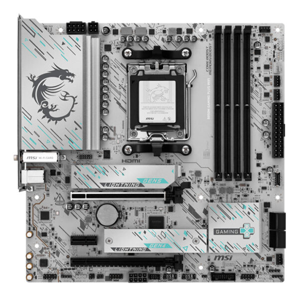 Placa base msi b850m gaming plus wifi am5 matx - Imagen 2
