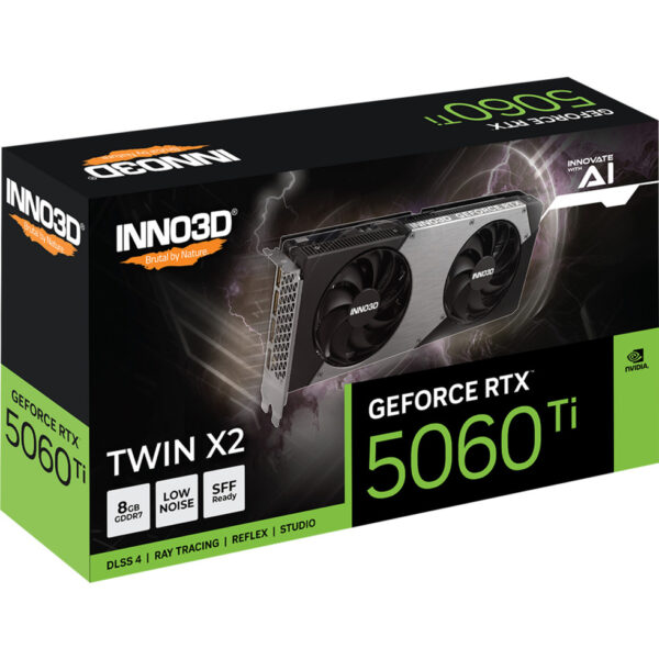 Tarjeta grafica inno3d rtx 5060 ti twin x2 8gb - Imagen 3