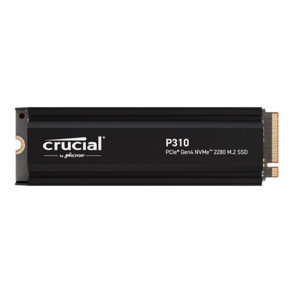Disco duro interno solido ssd crucial p310 4tb m.2 nvme pci express 4.0 heatsink