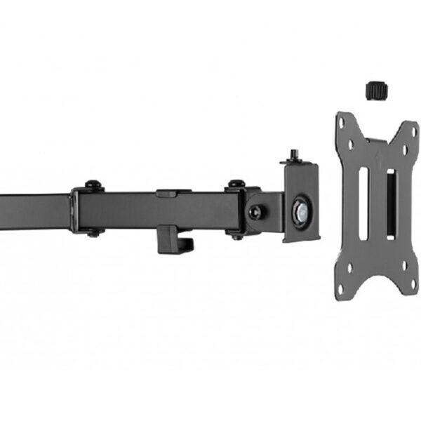 Soporte equip pantalla sobremesa 13 pulgadas - 32 pulgadas doble brazo soporta 2 monitores vesa standard hasta 8kg - Imagen 3