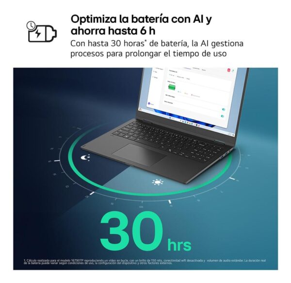 Portatil lg gram  14zd90t - g intel core ultra 7 255h 16gb ssd1tb freedos 14 pulgadas - Imagen 3