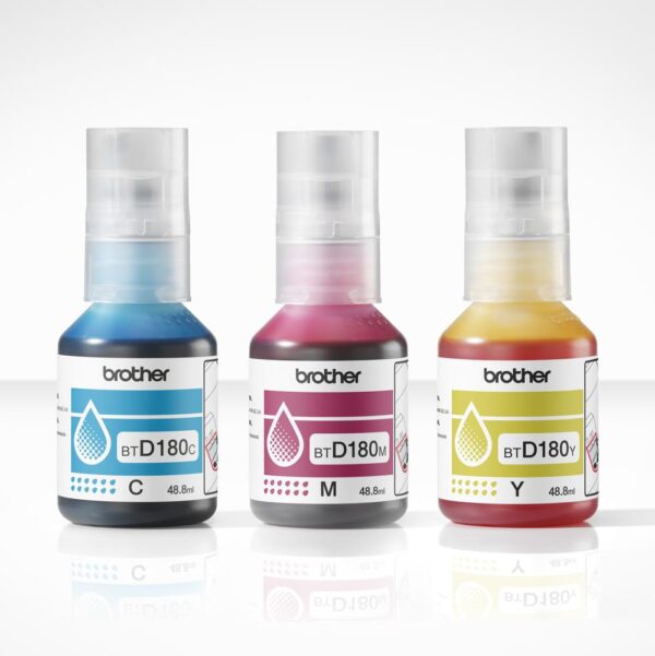 Multipack botella tinta brother btd180clval rgb - Imagen 3