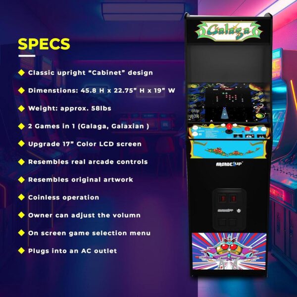 Máquina arcade 1up galaga deluxe - Imagen 2