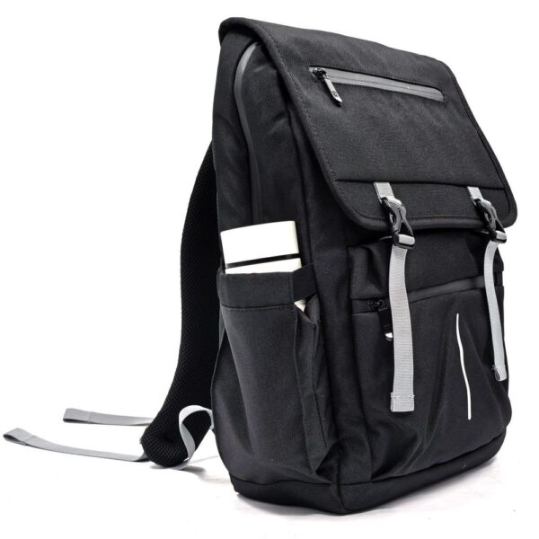 Mochila unisex ewent vintage para portatil 16.1 pulgadas negra - Imagen 3