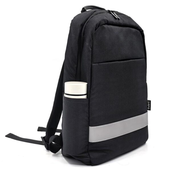 Mochila unisex ewent urban business para portatil 16.1 pulgadas negra - Imagen 2