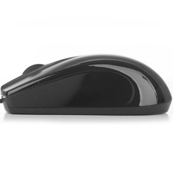Raton con cable ngs mist - optico - 1000dpi - 2 botones + scroll -  ergonomico - usb - negro - Imagen 3