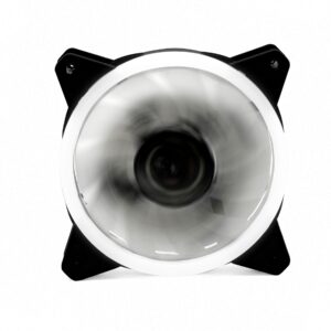 Ventilador phoenix led blanco gaming 120mm doble anillo