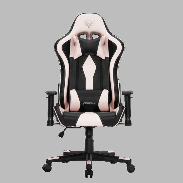 Silla gaming tournament  cuero pu rosa