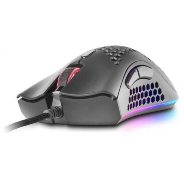 Mouse raton mars gaming optico usb 7 botones 32000ppp rgb negro - Imagen 3
