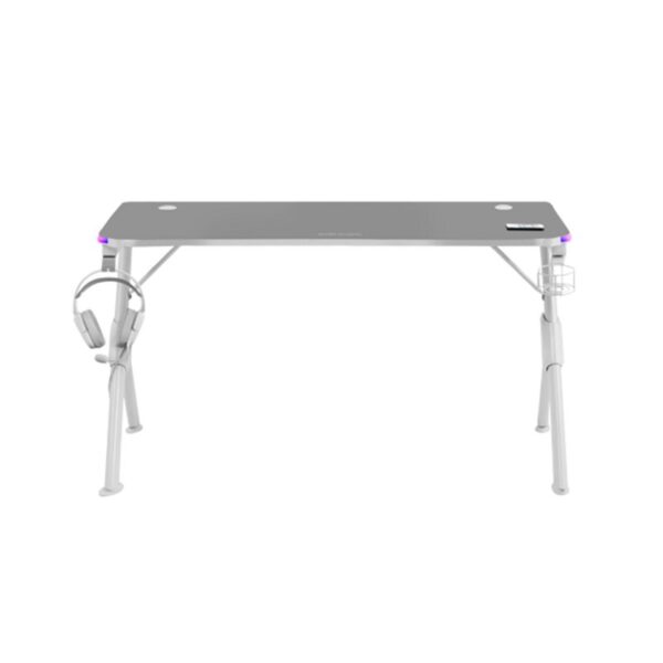 Mesa mars gaming mgd140rgbw blanco 140cm - Imagen 3