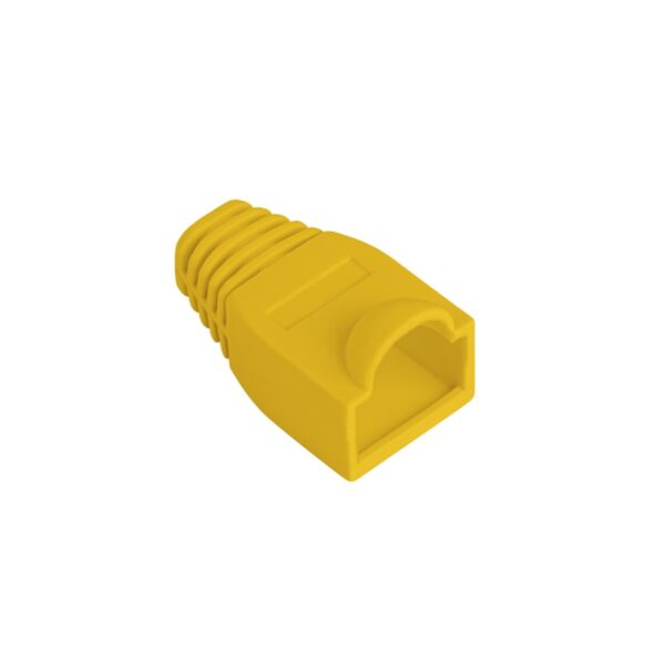 Funda protectora  lanberg plb - 1000 - y para conector rj45 pack de 100 unidades amarillo - Imagen 3