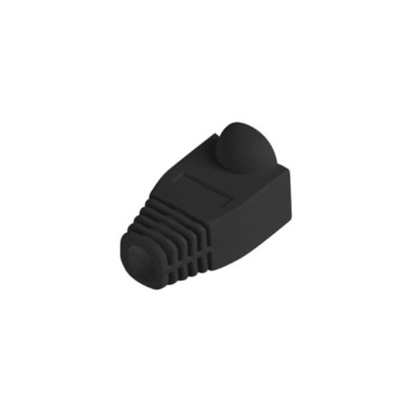 Funda protectora lanberg plb - 1000 - bk para conector rj45 pack de 100 unidades negro - Imagen 2