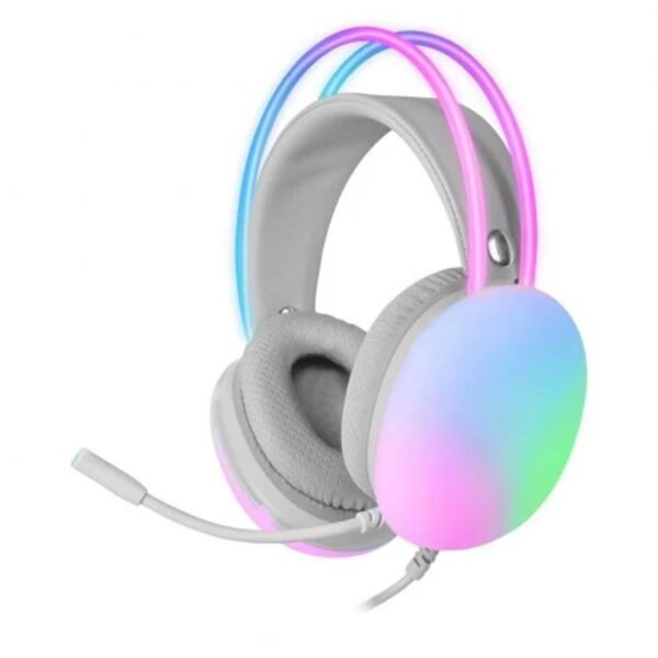 Auriculares mars gaming mh - glow jack 3.5mm rgb rosas - Imagen 3