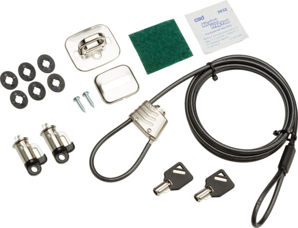 Cable hp antirrobo de llave v3 kit completo