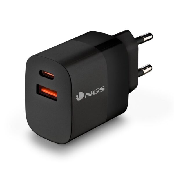 Cargador de pared ngs bud33w 1x usb tipo c 1x usb tipo a - Imagen 2