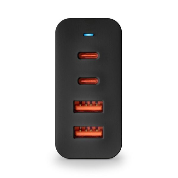 Cargador de pared ngs bud100w 100w 2x usb tipo c 2x usb tipo a - Imagen 3