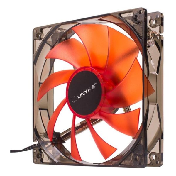 Ventilador cpu unykach 51792 led roja 120mm - Imagen 2