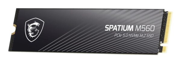 Disco duro interno solido ssd msi spatium m560 1tb m.2 nvme pcie5 - Imagen 2