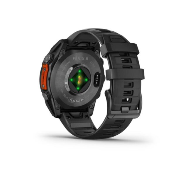 Smartwatch garmin fenix 8 amoled 47mm acero negro - Imagen 3