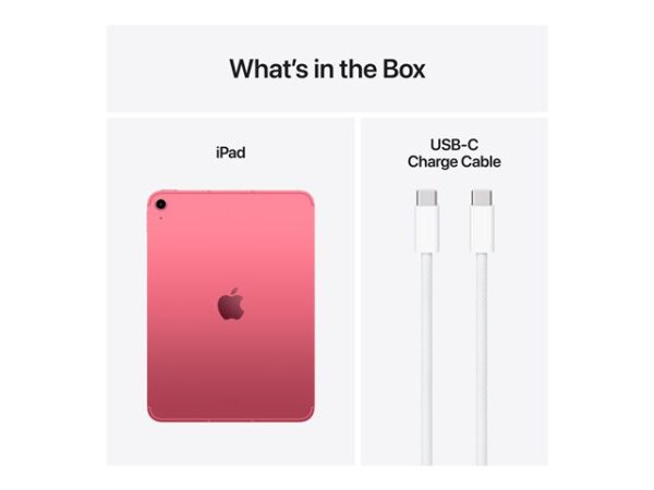 Apple ipad a16 256gb wifi + cell pink 11 pulgadas - ips - 12mpx - Imagen 2