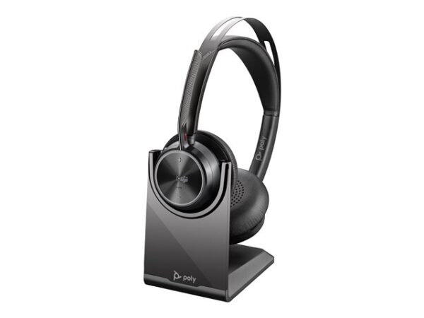 Auriculares poly voyager focus 2 inalambrico negro - Imagen 2