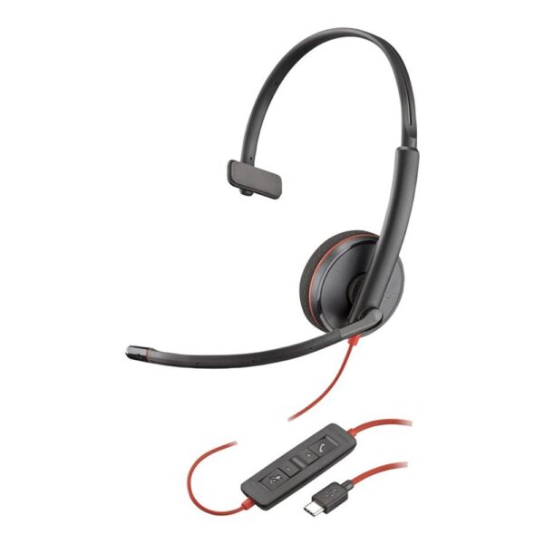 Auriculares poly blackwire 3210 negro