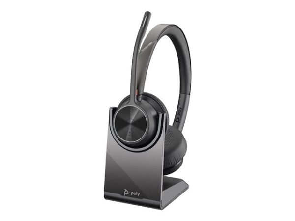 Auriculares poly voyager 4320 inalambrico negro - Imagen 3