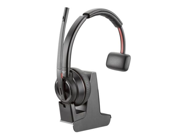 Auriculares poly savi 8210 uc dect inalambrico negro - Imagen 2