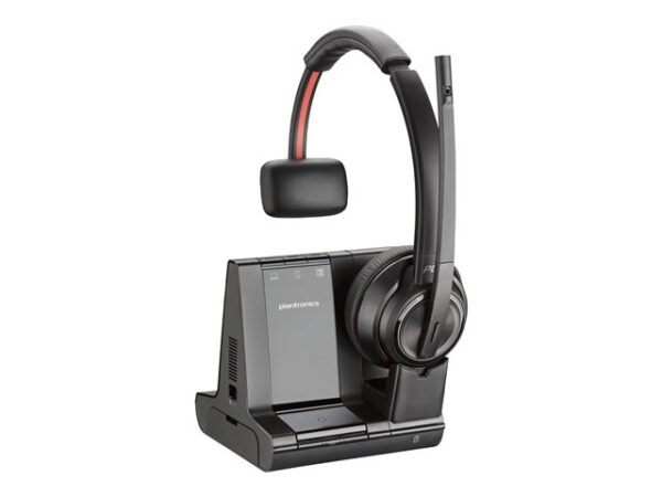 Auriculares poly savi 8210 uc dect inalambrico negro - Imagen 3