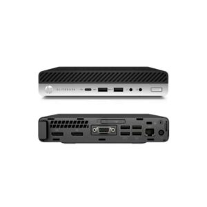 Ordenador reacondicionado mini hp elitedesk 400 g3 - i5 - 6th - 8gb - 256gb nvme - win 10 pro - sin cable trebol