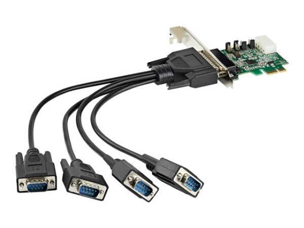 Tarjeta de red startech pex4s953 4x rs232 serie - Imagen 3