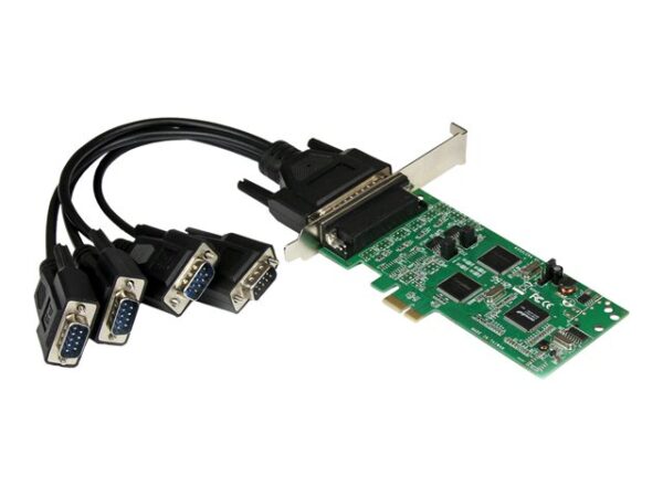 Tarjeta de puertos startech pci express pcie de 4 puertos serie serial combo rs232 y rs485 rs422 - Imagen 2