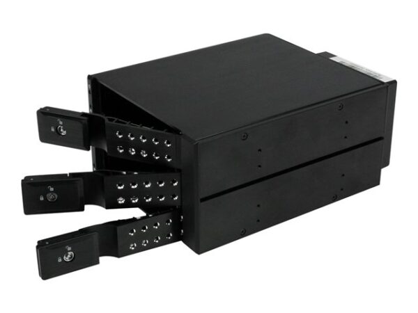 Rack movil startech 3 bahias 3.5 pulgadas - Imagen 2