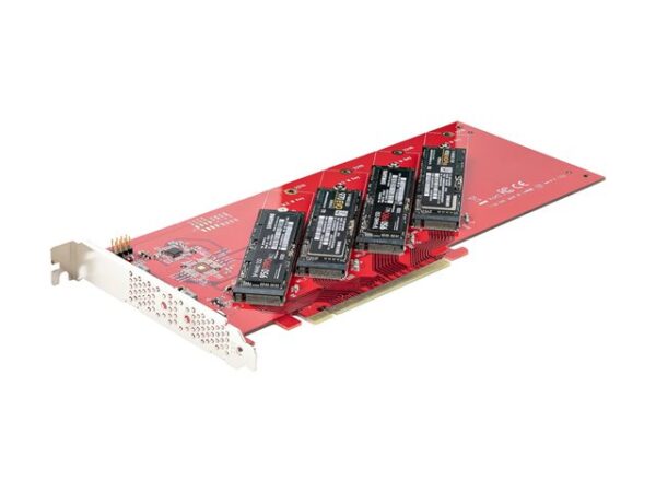Tarjeta de interfaz startech quad - m2 - pcie - card - b - Imagen 3