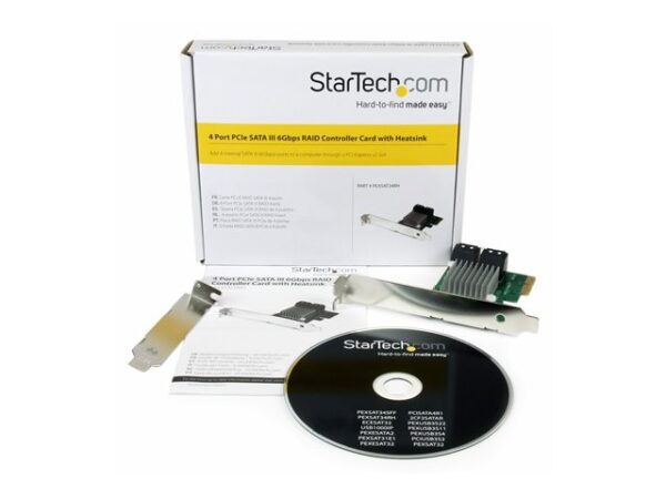 Tarjeta controladora pci express startech pexsat34rh - Imagen 3