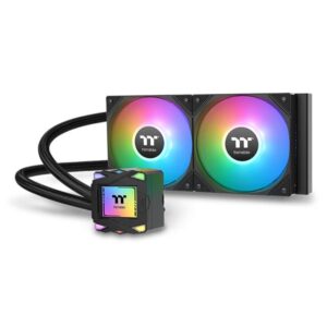 Kit refrigeracion liquida cpu thermaltake la240 argb 2x 120mm negro