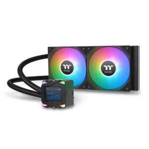 Kit refrigeracion liquida cpu thermaltake la240 - s argb 2x 120mm negro