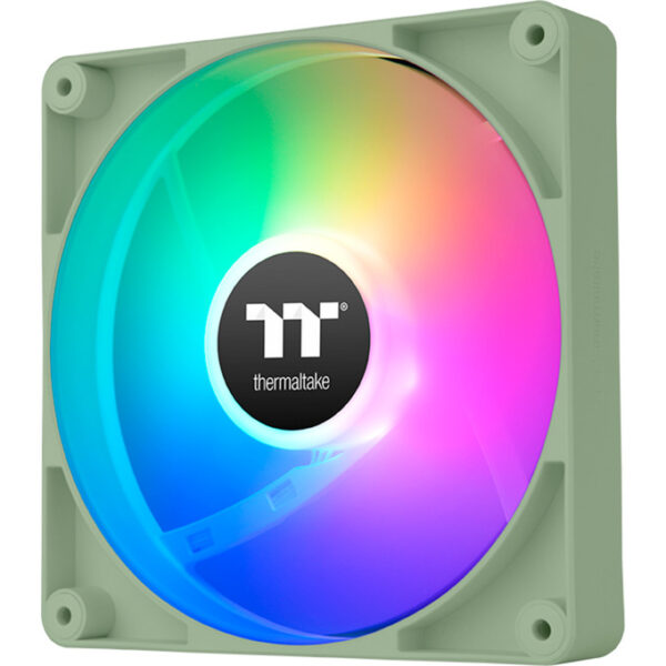 Ventilador caja thermaltake ct120 argb 2x 120mm verde - Imagen 2