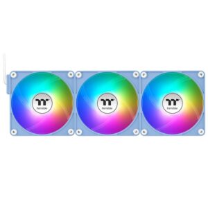 Ventilador caja inv magnetico thermaltake ct120 ex argb 3x 120mm azul hydrangea