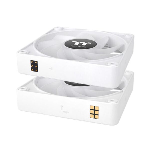 Ventilador caja inv magnetico thermaltake ct140 ex argb 3x 140mm blanco - Imagen 3