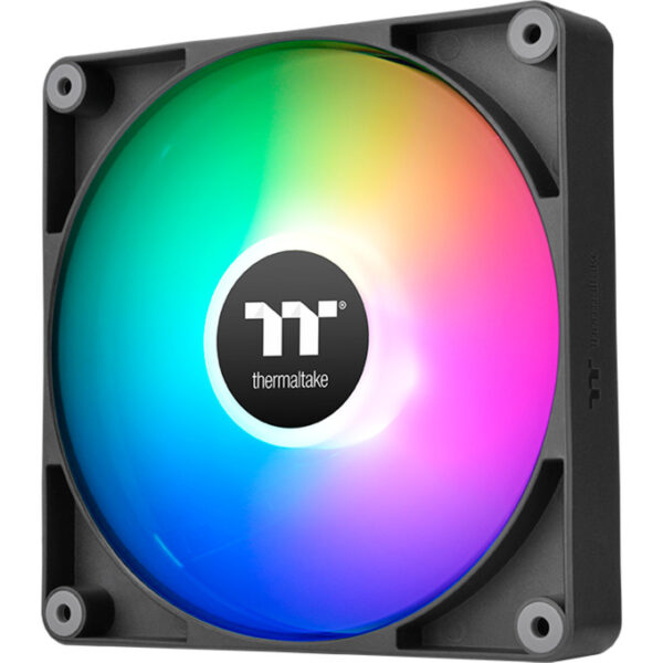 Ventilador caja inverso thermaltake ct120 argb 2x 120mm negro - Imagen 2
