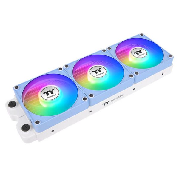 Ventilador caja magnetico thermaltake ct120 ex argb 3x 120mm azul hydrangea - Imagen 2