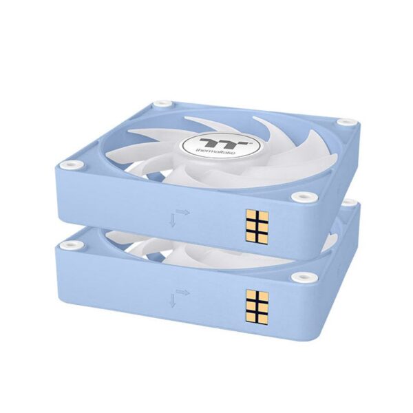 Ventilador caja magnetico thermaltake ct120 ex argb 3x 120mm azul hydrangea - Imagen 3
