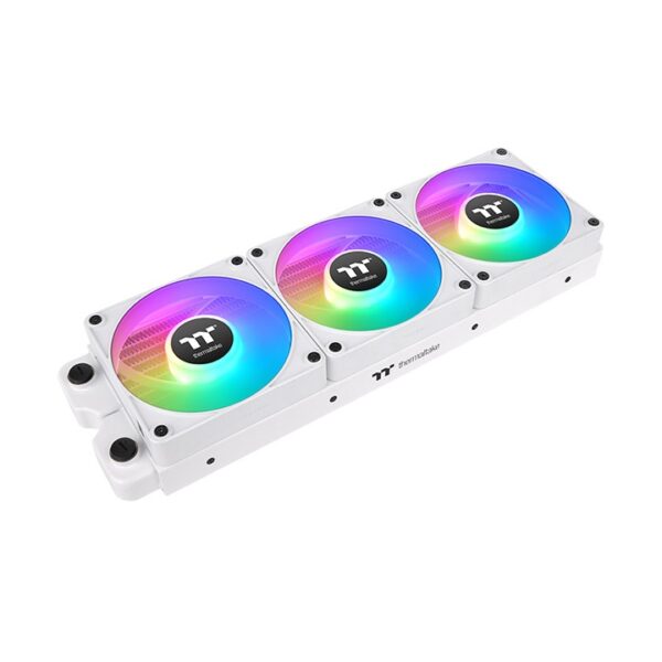 Ventilador caja magnetico thermaltake ct140 ex argb 3x 140mm blanco - Imagen 2