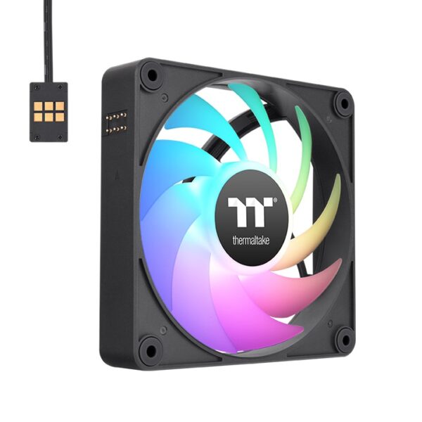 Ventilador caja magnetico thermaltake ct140 ex argb 3x 140mm negro - Imagen 3